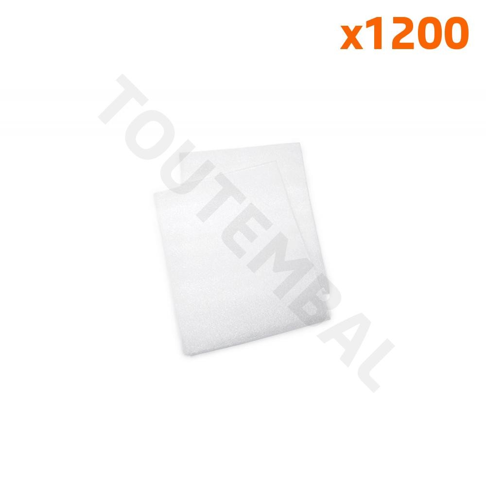 Sachet mousse protection contre rayures et chocs d'objets métalliques filetés 150x200 mm