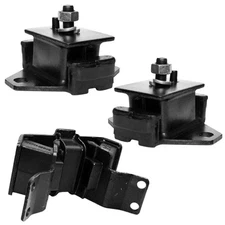 TCSN 3pcs Engine and Automatic Transmission Motor Mount Set Kit Front Rear Le...
