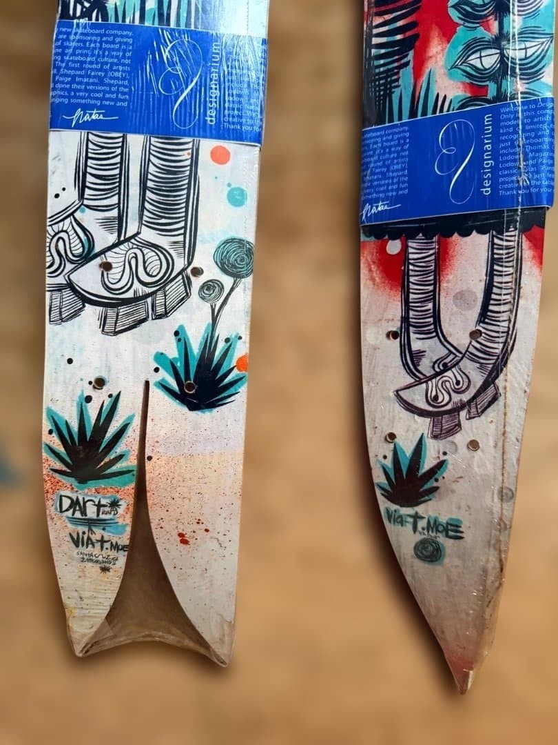 Designarium x Thomas Campbell Swallowtail Skateboard Deck 2set | eBay
