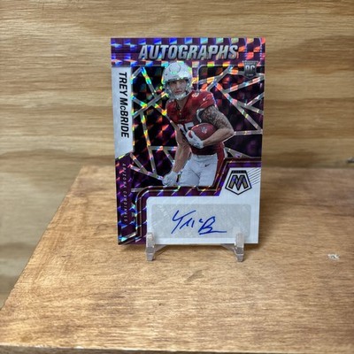 2022 PANINI MOSAIC PURPLE PRIZM AUTOGRAPHS ROOKIE #RAM-TM TREY MCBRIDE RC, /49