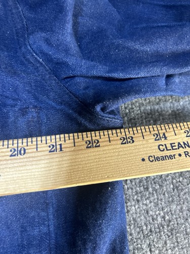 Vintage Stan Ray Indigo Denim Button Down Chore Mantel Größe Large Made in USA  - Bild 3 von 5