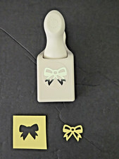 Martha Stewart Christmas Holiday Bow Craft Punch Preowned Cards, Scrapbooking