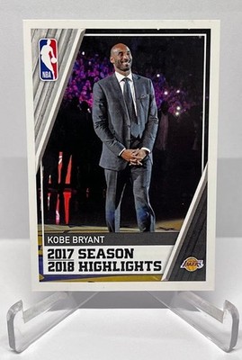 2017-18 Panini Sticker Season Highlights Kobe Bryant Los Angeles Lakers