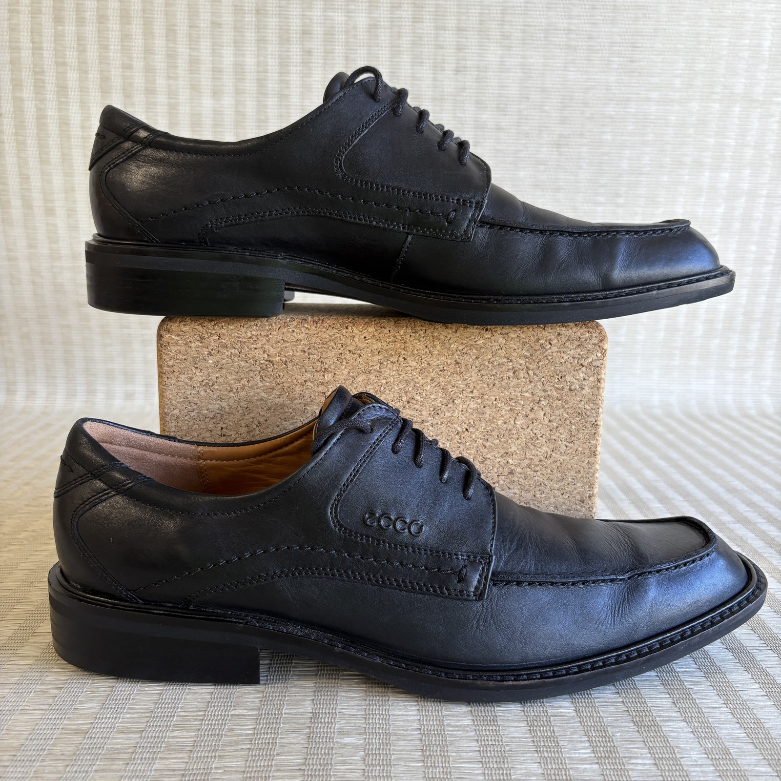 SAOLA Scarpe ECCO uomo taglia 44 Oxford pelle eleganti business stringate comode formali