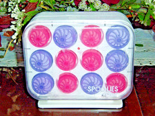 CONAIR SPOOLIES SPIRAL 24 HOT ROLLERS CURLERS  INSTRUCTION, TIGHT CURLS PAGEANT