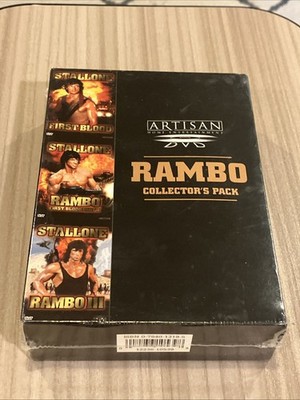 Rambo Collectors Pack (DVD, 1999, 3-Disc Set) Brand New Factory Sealed