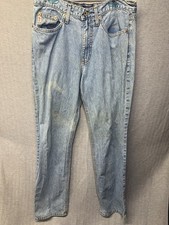 Vtg Guess USA Jeans 30 Pleated Tapered Leg Made in USA 80s 90s Light Wash Denim