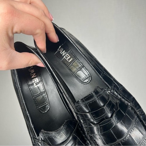 Vaneli Alika | schwarze Damen Slipper Halbschuhe 9,5 Schuh - Bild 4 von 8