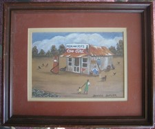 BONNIE BUTLER  Print ~ MOM and POP'S COCA COLA STORE ~ Mississippi ~ Framed
