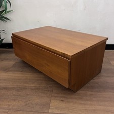 TEAK low bedside/media cabinet 1960s Beaver & Tapley style modular