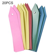 Etykiety roślinne 20szt Do majsterkowania -dekoracja ogrodu Tworzywo sztuczne Wielofunkcyjne