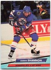 1992-93 Fleer Ultra #246 Darrin Shannon Winnipeg Jets