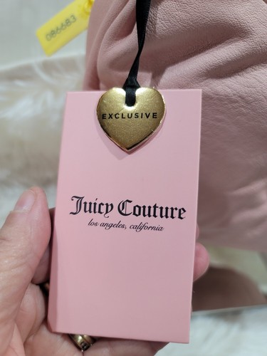 Juicy Couture Exclusive Rolling On Hobo Pink Diamond Shoulder Bag Brand New - Picture 5 of 6