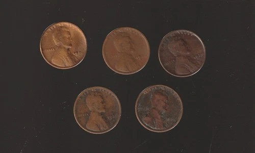 1926D    ----   5   tough  to  get    Lincoln  Cents  (below  goods)