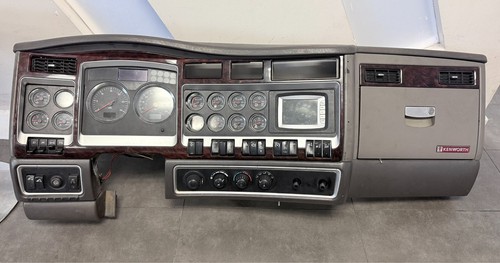 2010 Kenworth T660 Complete Dash Assembly Instrument Cluster Dashboard Panel Use