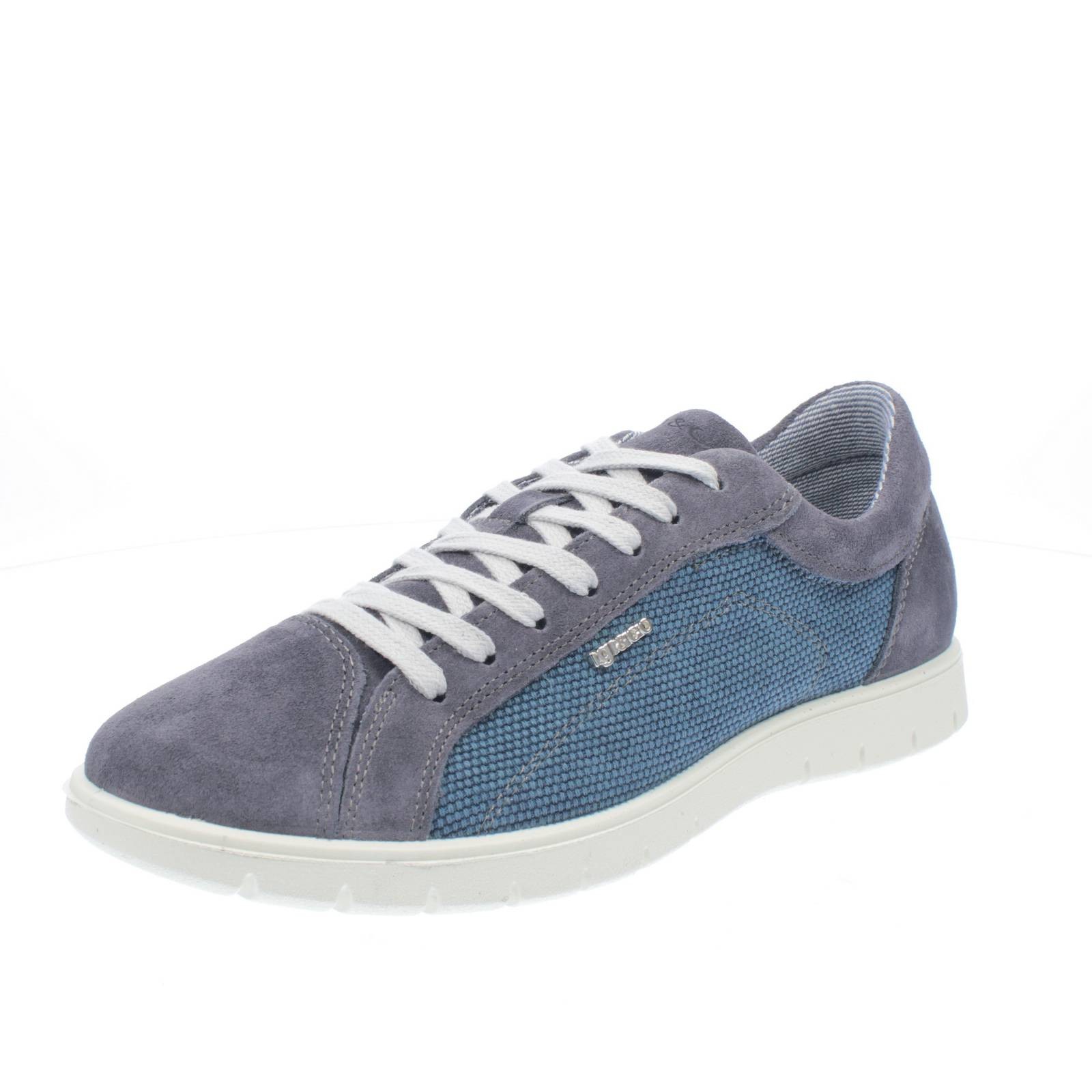 Igi - Co Saxon - Low Suede Sneaker blau - Größe 45 [29cm] Herrenschuhe