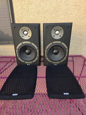 Bowers & Wilkins B&W DM303 Bookshelf Speaker Pair 100W/Each - Tested/Works