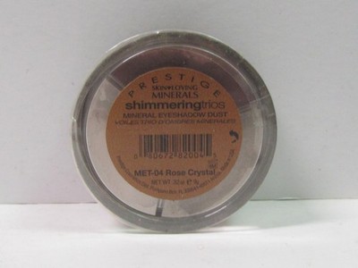 Prestige Skin Loving Minerals Shimmering Trios Eyeshadow Dust MET04 Rose Crystal