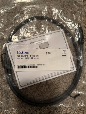 EXTRON Cable Part #:26-751-03 USBA-B/3 - 3 