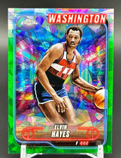 2024-25 Topps Chrome Sapphire Elvin Hayes Green Refractor /99 Wizards
