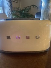 Smeg TSF03CRUK Retro 50s Style 4-Slice Toaster Cream