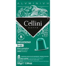 Cellini LUNGO DELIZIOSO Kaffeekapseln, Arabicabohnen kräftig, 10 Stück