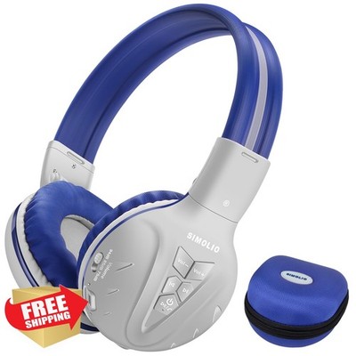 SIMOLIO Kids Headphones Grey Wireless Bluetooth 75/85/94dB