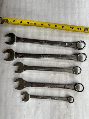 5 VINTAGE GEDORE Combination Wrenches