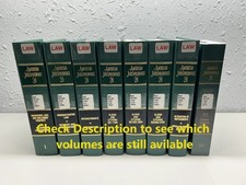 American Jurisprudence 2D State and Federal - Thomson Reuters -  Choose a Volume