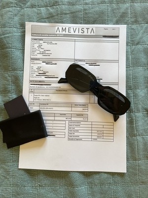 Prada PR 17WS 1AB5S0 Damen Sonnenbrille, Größe 49 - Schwarz/Dunkelgrau