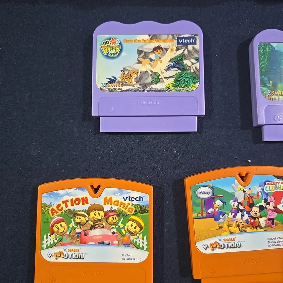 Vtech V.Smile V-Motion Learning Console with 5 Games No Power Cord Or Controller - Image 3 of 4