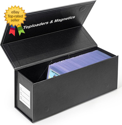 Top Loaders Storage Box for Trading Cards Vertical Magnetic Closure Sports