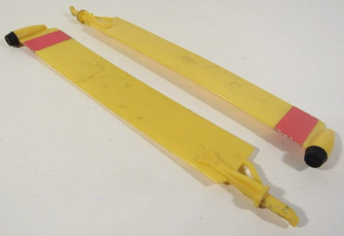 VTG 1971 Hasbro GI Joe Adventure Team Helicopter 12" Fin Blades Lot of 2 Parts