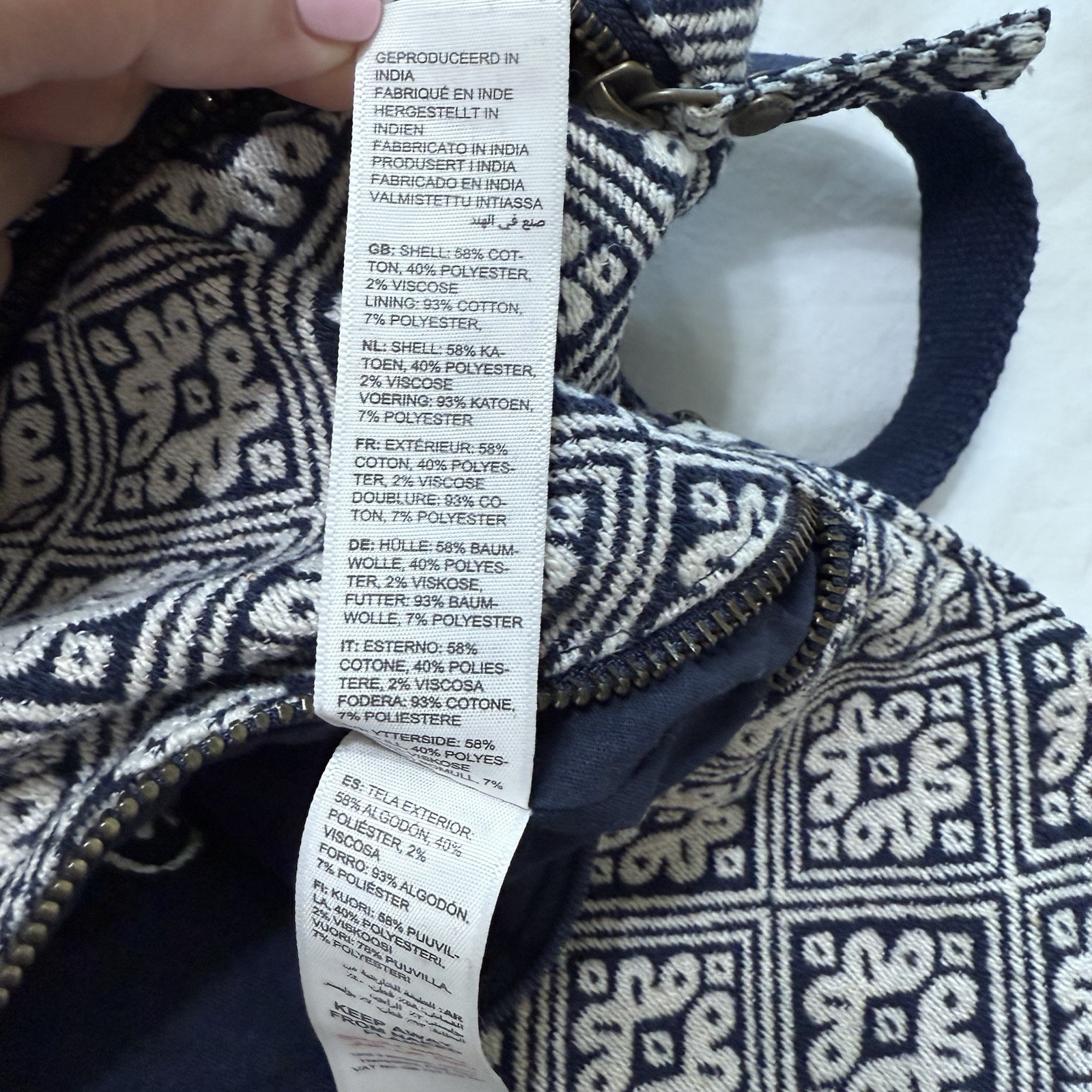 Fat Face Backpack Bag Multifunctional Fabric Flor… - image 18