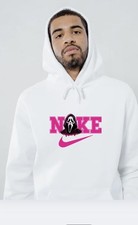 Ghostface Scream Horror Hoodie School Safe Small Nike Inspired