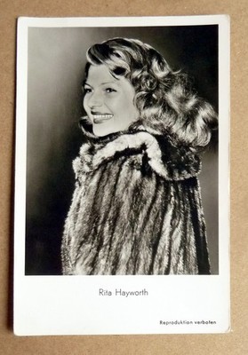 RITA HAYWORTH Rüdel-Verlag Schauspielerkarte/Fotokarte Nr. 183 Postcard AK