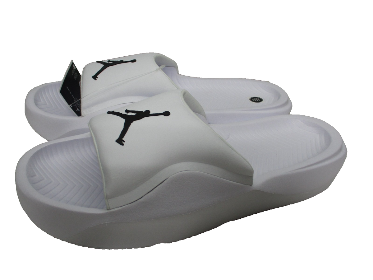 Nike Air Jordan Franchise Slides Sandal Men Size 11 White Black