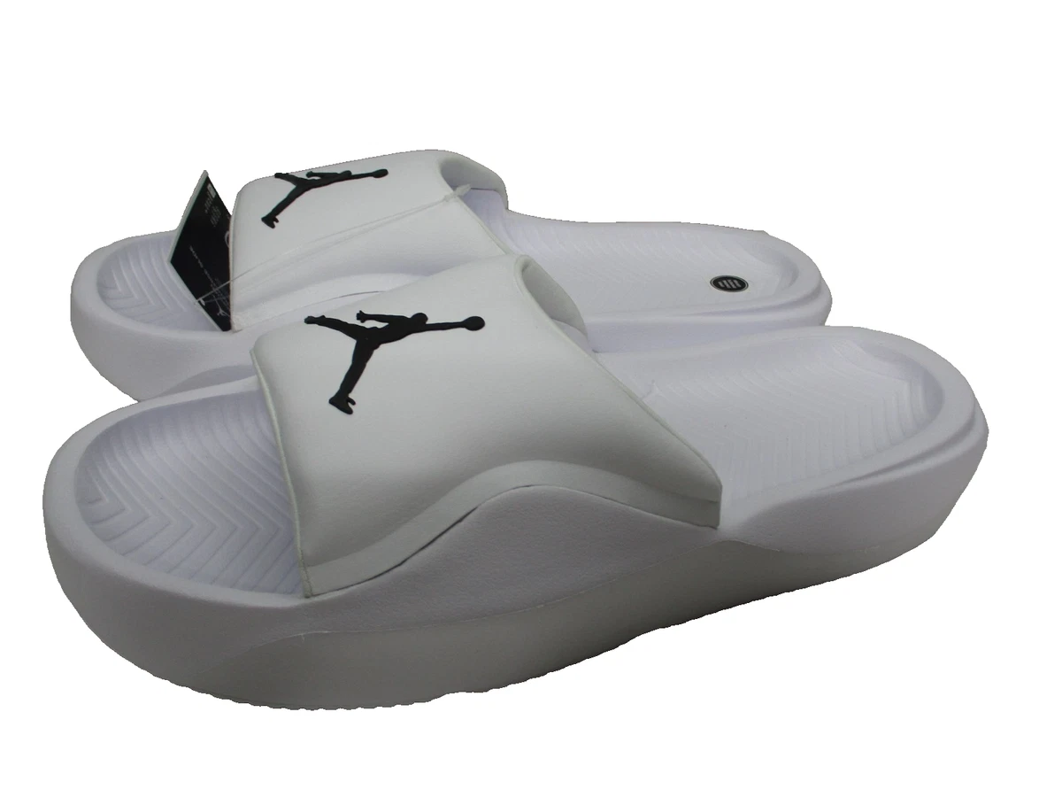 Jordan White Slide Sandals for Men for sale | eBay