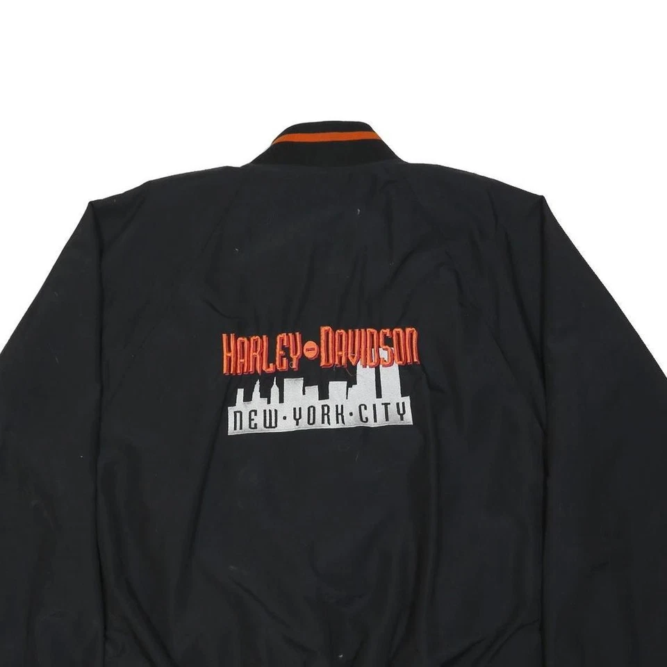 HARLEY DAVIDSON Veste Col Sweat Hoodie Noir 2XL Neuf New York City - Photo 4/4