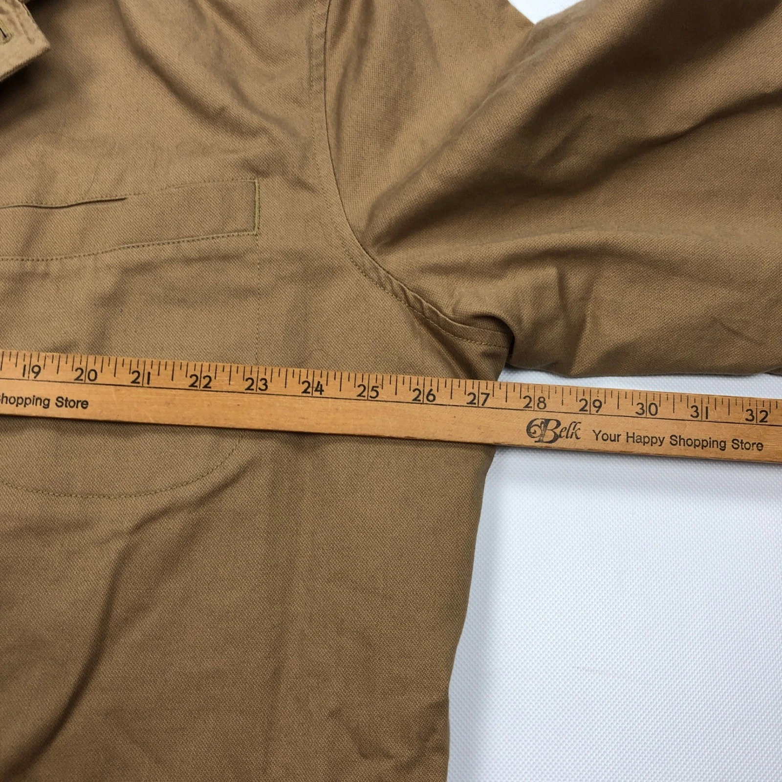 Duluth Trading Co Gentlemans Casual Jacket Tan Cotton Canvas 2XLT Tall image 5