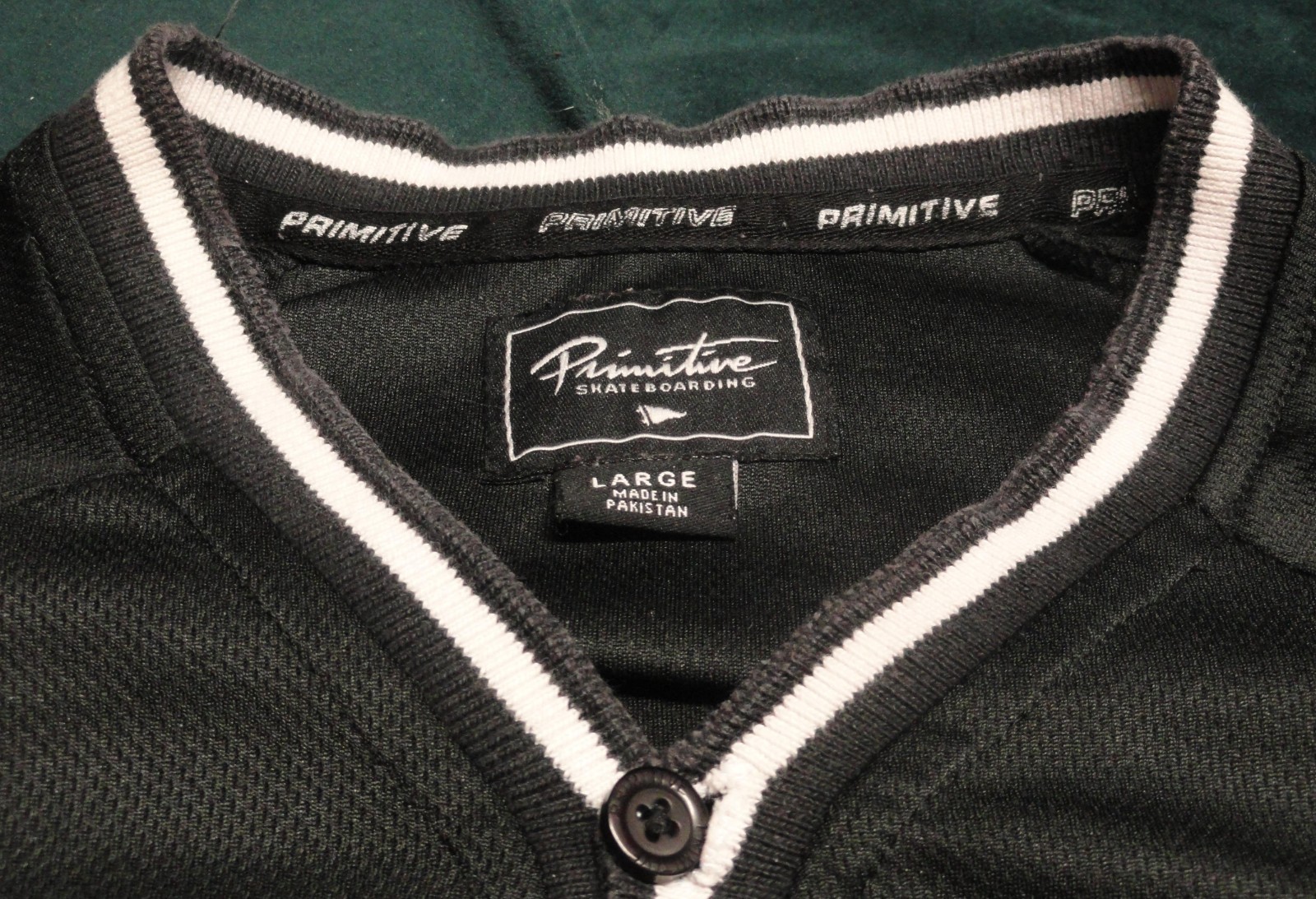 PRIMITIVE SKATEBOARDING button down neck tee shir… - image 2