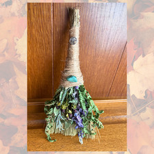 Handmade Altar Besom Broom Broomstick Wiccan Witch Witchy Handfasting Gift
