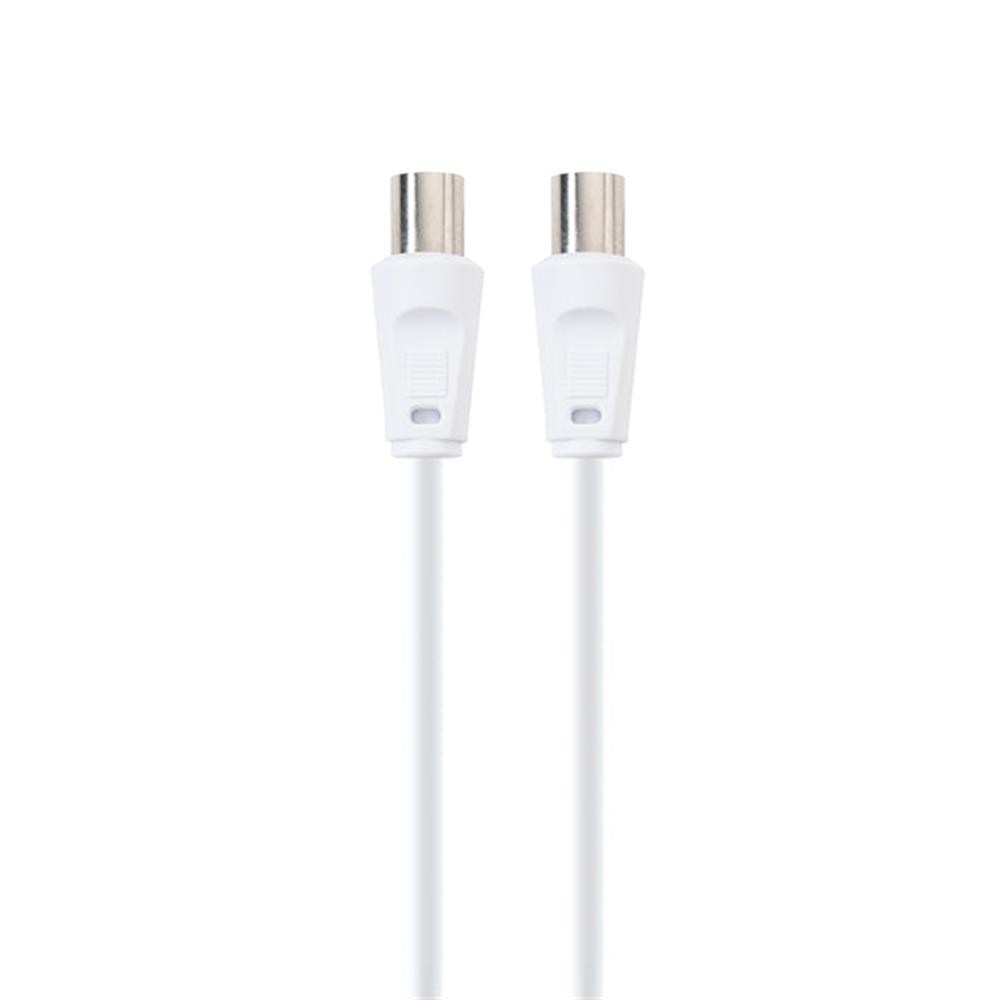 Schwaiger Antennen Anschlusskabel 90 dB Koaxialkabel 3m wei IEC Stecker Buchse 2490₽