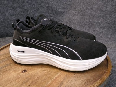 PumaForeverRUN Nitro Running Shoes Sneakers Black/White Men's Size 10 377757-01