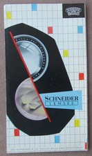 Vintage 1957 Schneider Lenses Brochure West Germany Models Specs Features
