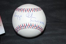 Elizabeth Olsen Scarlet Witch AUTO Signed 2018 All Star Game Baseball JSA Marvel