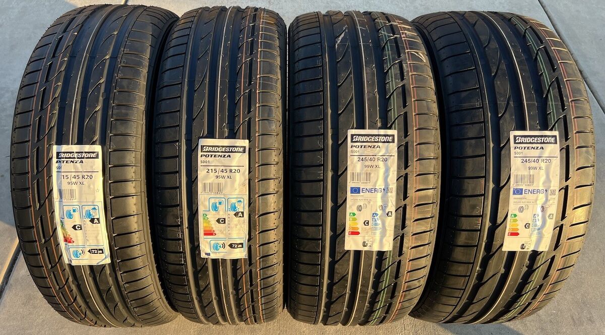 Set of FOUR BRAND NEW 215/45R20 245/40R20 BMW i8 Bridgestone Set of FOUR BRAND NEW 215/45R20 245/40R20 BMW i8 Bridgestone