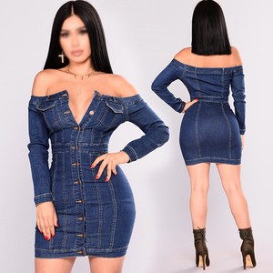 denim bodycon jumpsuit