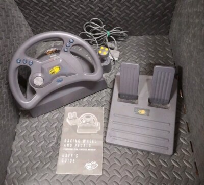 Mad Catz Racing Steering Wheel & Pedals; Digital/Analog 2000