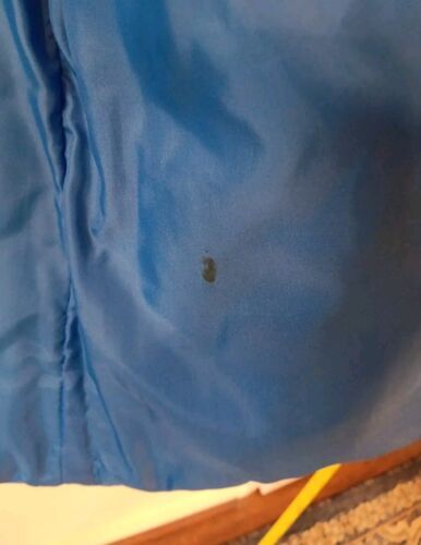 Vintage Sears Work Leisure Coat Puffy Blue Jacket Style 4051 SZ Medium - Picture 9 of 13